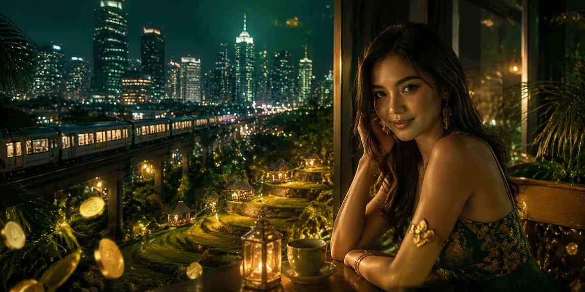 Dua orang berdiskusi tentang permainan betting sambil minum kopi di kafe